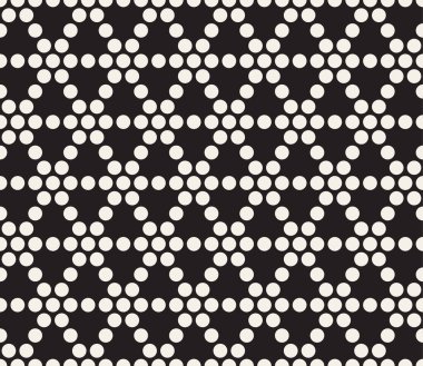 Vektör kusursuz desen. Geometrik soyut elementler tekrarlanıyor. Modaya uygun tek renkli arkaplan tasarımı.