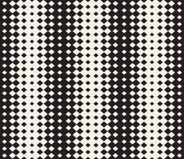 Vektör kusursuz desen. Geometrik soyut elementler tekrarlanıyor. Modaya uygun tek renkli arkaplan tasarımı.