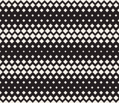 Vektör kusursuz desen. Geometrik soyut elementler tekrarlanıyor. Modaya uygun tek renkli arkaplan tasarımı.