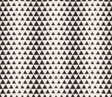 Vektör kusursuz desen. Geometrik soyut elementler tekrarlanıyor. Modaya uygun tek renkli arkaplan tasarımı.