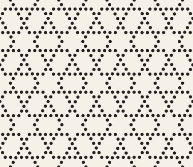 Vektör kusursuz desen. Geometrik soyut elementler tekrarlanıyor. Modaya uygun tek renkli arkaplan tasarımı.