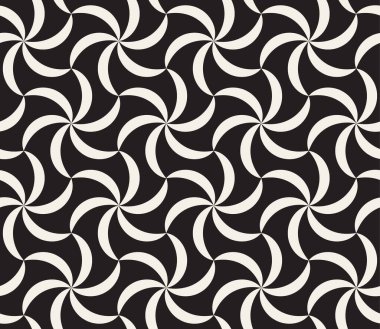 Vektör kusursuz desen. Geometrik soyut elementler tekrarlanıyor. Modaya uygun tek renkli arkaplan tasarımı.