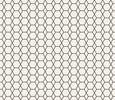 Vektör kusursuz desen. Geometrik soyut elementler tekrarlanıyor. Modaya uygun tek renkli arkaplan tasarımı.