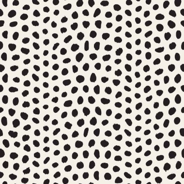 Vektörsüz el boyaması desen. Fırça darbeleriyle soyut dekoratif arka plan. Modaya uygun tek renkli el yapımı doku..