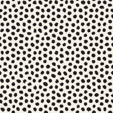 Vektörsüz el boyaması desen. Fırça darbeleriyle soyut dekoratif arka plan. Modaya uygun tek renkli el yapımı doku..