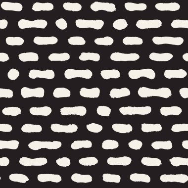 Vektörsüz el boyaması desen. Fırça darbeleriyle soyut dekoratif arka plan. Modaya uygun tek renkli el yapımı doku..