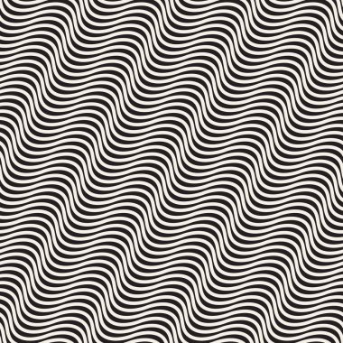 Vektör kusursuz desen. Soyut geometrik elementler tekrarlanıyor. Modaya uygun tek renkli arkaplan tasarımı.