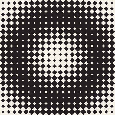 Vektör kusursuz desen. Soyut geometrik elementler tekrarlanıyor. Modaya uygun tek renkli arkaplan tasarımı.