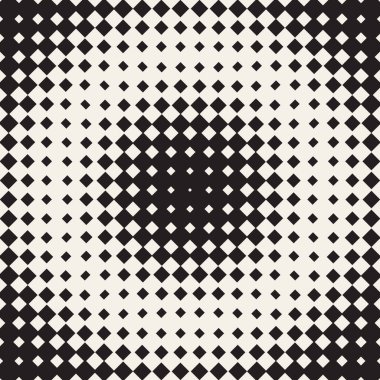 Vektör kusursuz desen. Soyut geometrik elementler tekrarlanıyor. Modaya uygun tek renkli arkaplan tasarımı.