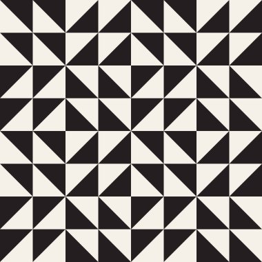 Vektör kusursuz desen. Soyut geometrik elementler tekrarlanıyor. Modaya uygun tek renkli arkaplan tasarımı.