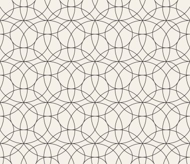 Vektör kusursuz desen. Geometrik elementler tekrarlanıyor. Modaya uygun tek renkli soyut arkaplan tasarımı.