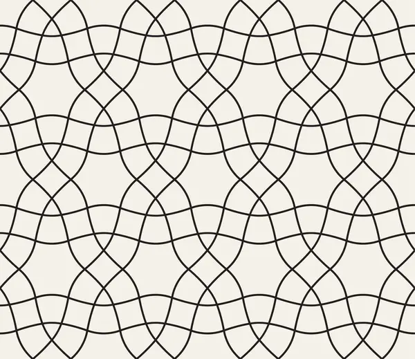 Vektör kusursuz desen. Geometrik elementler tekrarlanıyor. Modaya uygun tek renkli soyut arkaplan tasarımı.