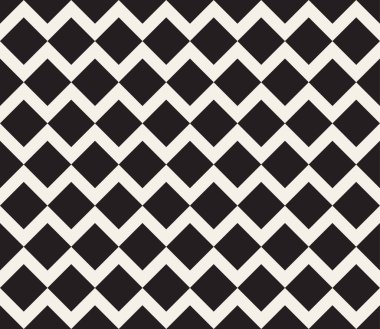 Vektör kusursuz desen. Geometrik elementler tekrarlanıyor. Modaya uygun tek renkli soyut arkaplan tasarımı.