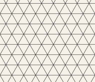 Vektör kusursuz desen. Geometrik elementler tekrarlanıyor. Modaya uygun tek renkli soyut arkaplan tasarımı.