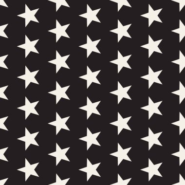 Vektör kusursuz desen. Geometrik soyut elementler tekrarlanıyor. Modaya uygun tek renkli arkaplan tasarımı.