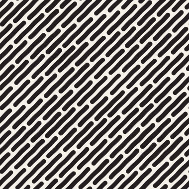 Vektör kusursuz desen. Geometrik soyut elementler tekrarlanıyor. Modaya uygun tek renkli arkaplan tasarımı.