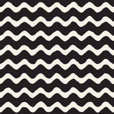 Vektör kusursuz desen. Geometrik soyut elementler tekrarlanıyor. Modaya uygun tek renkli arkaplan tasarımı.