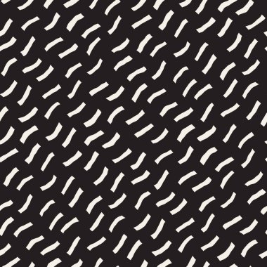 Vektör kusursuz desen. Geometrik soyut elementler tekrarlanıyor. Modaya uygun tek renkli arkaplan tasarımı.