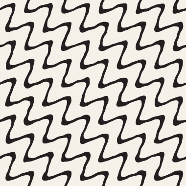 Vektör kusursuz desen. Geometrik soyut elementler tekrarlanıyor. Modaya uygun tek renkli arkaplan tasarımı.