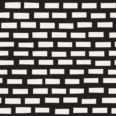 Vektör kusursuz desen. Geometrik soyut elementler tekrarlanıyor. Modaya uygun tek renkli arkaplan tasarımı.