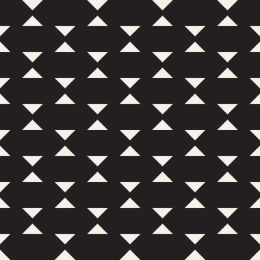 Vektör kusursuz desen. Geometrik soyut elementler tekrarlanıyor. Modaya uygun tek renkli arkaplan tasarımı.