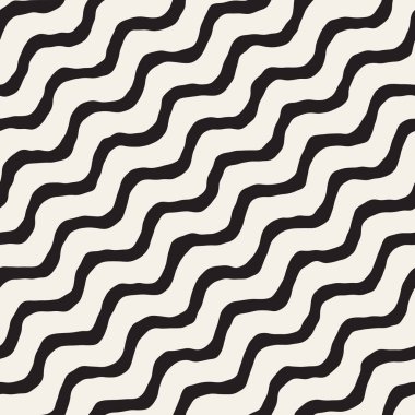 Vektör kusursuz desen. Geometrik soyut elementler tekrarlanıyor. Modaya uygun tek renkli arkaplan tasarımı.