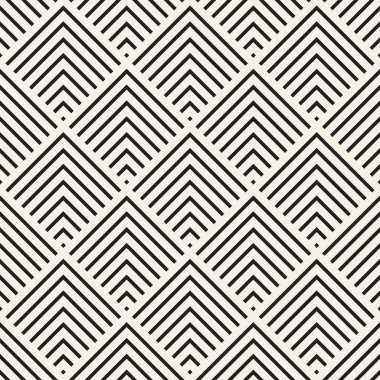 Vektör kusursuz desen. Geometrik soyut elementler tekrarlanıyor. Modaya uygun tek renkli arkaplan tasarımı.