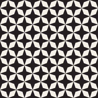 Vektör kusursuz desen. Geometrik soyut elementler tekrarlanıyor. Modaya uygun tek renkli arkaplan tasarımı.