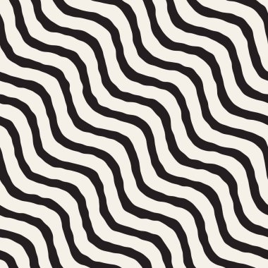 Vektör kusursuz desen. Geometrik soyut elementler tekrarlanıyor. Modaya uygun tek renkli arkaplan tasarımı.