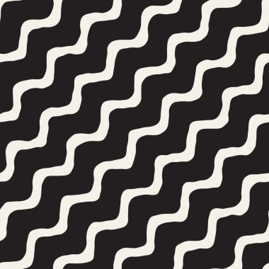 Vektör kusursuz desen. Geometrik soyut elementler tekrarlanıyor. Modaya uygun tek renkli arkaplan tasarımı.