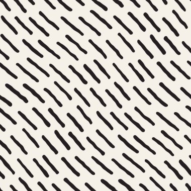 Vektör kusursuz desen. Geometrik soyut elementler tekrarlanıyor. Modaya uygun tek renkli arkaplan tasarımı.