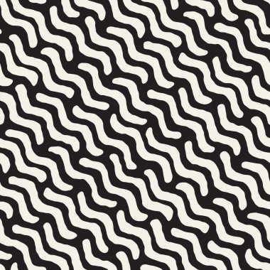 Vektör kusursuz desen. Geometrik soyut elementler tekrarlanıyor. Modaya uygun tek renkli arkaplan tasarımı.