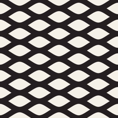 Vektör kusursuz desen. Geometrik soyut elementler tekrarlanıyor. Modaya uygun tek renkli arkaplan tasarımı.