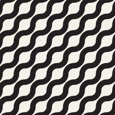 Vektör kusursuz desen. Geometrik soyut elementler tekrarlanıyor. Modaya uygun tek renkli arkaplan tasarımı.