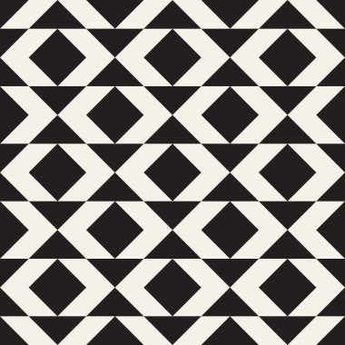 Vektör kusursuz desen. Geometrik soyut elementler tekrarlanıyor. Modaya uygun tek renkli arkaplan tasarımı.