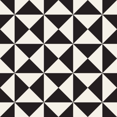 Vektör kusursuz desen. Geometrik soyut elementler tekrarlanıyor. Modaya uygun tek renkli arkaplan tasarımı.