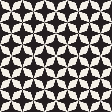 Vektör kusursuz desen. Geometrik soyut elementler tekrarlanıyor. Modaya uygun tek renkli arkaplan tasarımı.