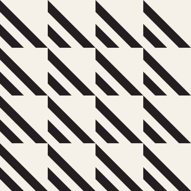 Vektör kusursuz desen. Geometrik soyut elementler tekrarlanıyor. Modaya uygun tek renkli arkaplan tasarımı.