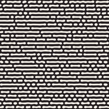 Vektör kusursuz desen. Geometrik soyut elementler tekrarlanıyor. Modaya uygun tek renkli arkaplan tasarımı.