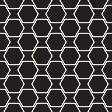 Vektör kusursuz desen. Geometrik soyut elementler tekrarlanıyor. Modaya uygun tek renkli arkaplan tasarımı.