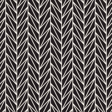 Vektör kusursuz desen. Geometrik soyut elementler tekrarlanıyor. Modaya uygun tek renkli arkaplan tasarımı.