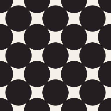 Vektör kusursuz desen. Geometrik soyut elementler tekrarlanıyor. Modaya uygun tek renkli arkaplan tasarımı.