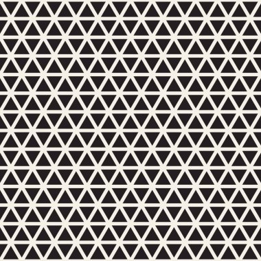 Vektör kusursuz desen. Geometrik soyut elementler tekrarlanıyor. Modaya uygun tek renkli arkaplan tasarımı.