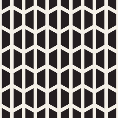 Vektör kusursuz desen. Geometrik soyut elementler tekrarlanıyor. Modaya uygun tek renkli arkaplan tasarımı.