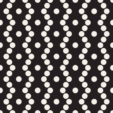 Vektör kusursuz desen. Geometrik soyut elementler tekrarlanıyor. Modaya uygun tek renkli arkaplan tasarımı.