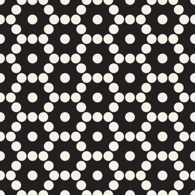 Vektör kusursuz desen. Geometrik soyut elementler tekrarlanıyor. Modaya uygun tek renkli arkaplan tasarımı.