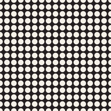 Vektör kusursuz desen. Geometrik soyut elementler tekrarlanıyor. Modaya uygun tek renkli arkaplan tasarımı.