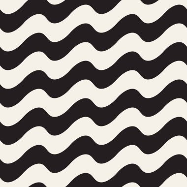 Vektör kusursuz desen. Geometrik soyut elementler tekrarlanıyor. Modaya uygun tek renkli arkaplan tasarımı.