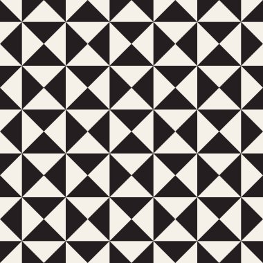 Vektör kusursuz desen. Geometrik soyut elementler tekrarlanıyor. Modaya uygun tek renkli arkaplan tasarımı.
