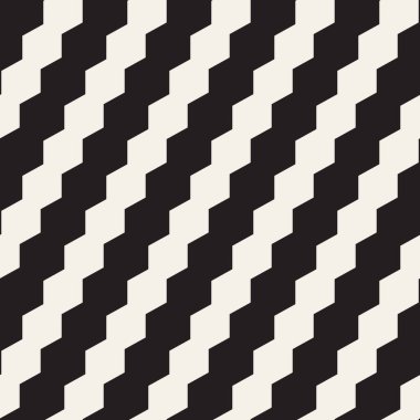 Vektör kusursuz desen. Geometrik soyut elementler tekrarlanıyor. Modaya uygun tek renkli arkaplan tasarımı.